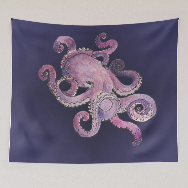 Item preview, Purple Octopus designed and sold by Susan Link.