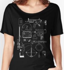 Playerunknown's Battlegrounds The Arsenal - PUBG White Women's Relaxed Fit T-Shirt