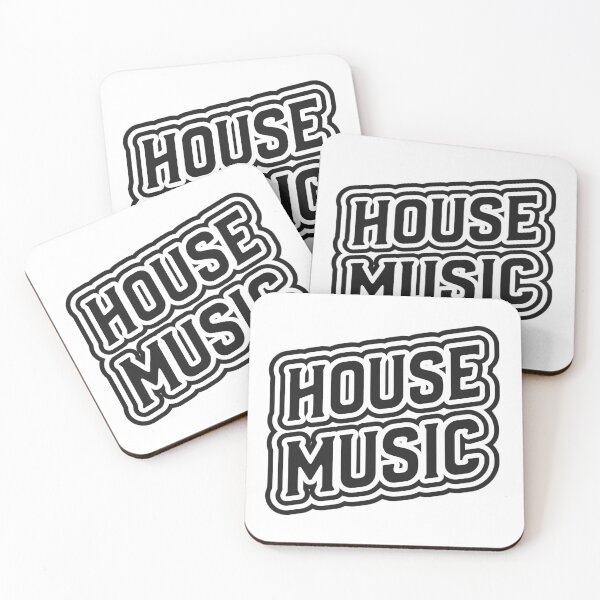 Item preview, HOUSE MUSIC (black) designed and sold by Discothreadz.