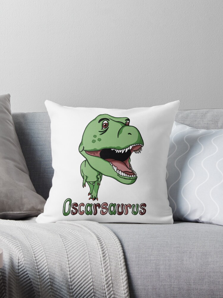 Grey fashion dinosaur cushion