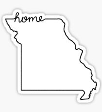 Missouri Home State Outline Sticker