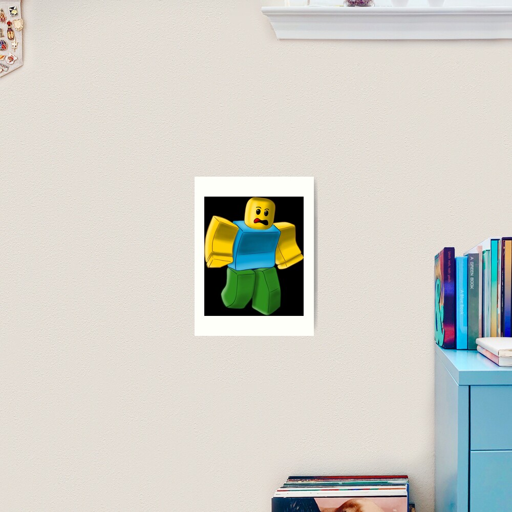 Roblox Noob  Art Print for Sale by AshleyMon75003