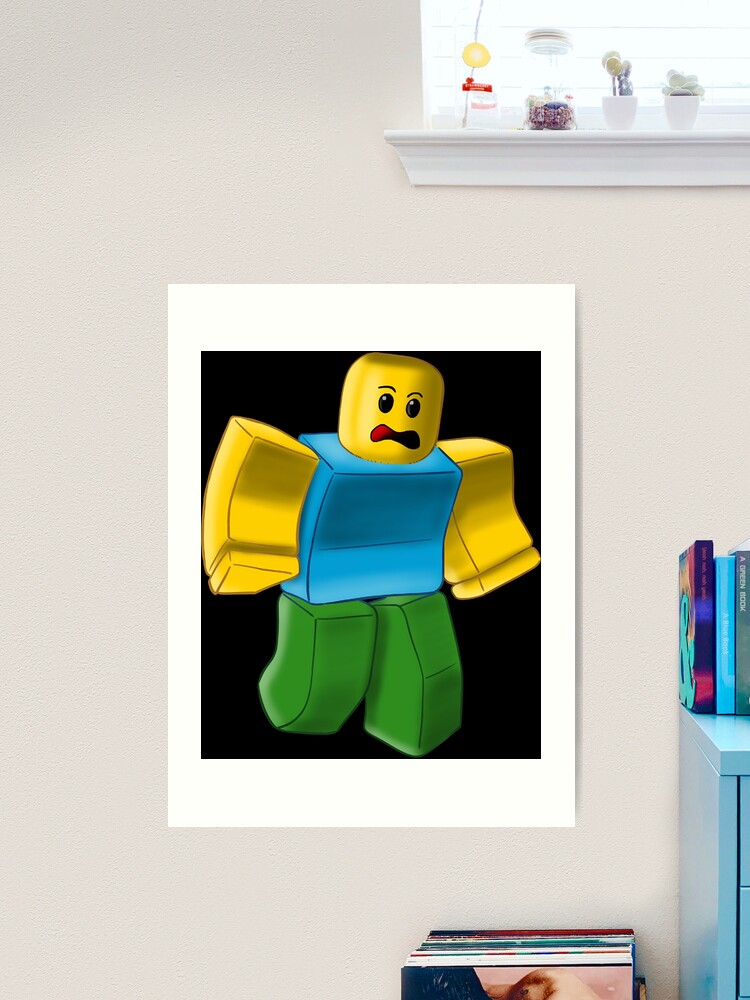 Roblox Noob  Canvas Print for Sale by AshleyMon75003