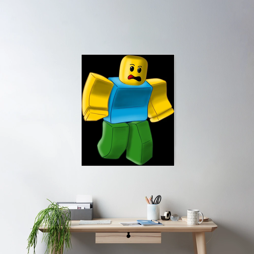 Roblox Noob  Art Print for Sale by AshleyMon75003