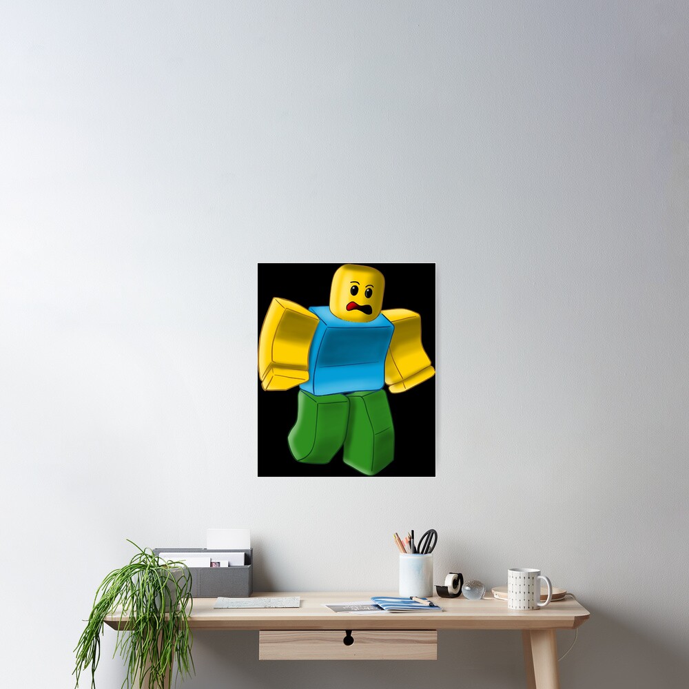 Roblox Noob  Art Print for Sale by AshleyMon75003