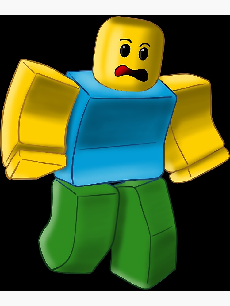 Roblox Noob Character Greeting Card