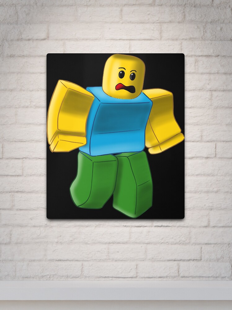 Roblox Noob Character Metal Print by Vacy Poligree - Pixels