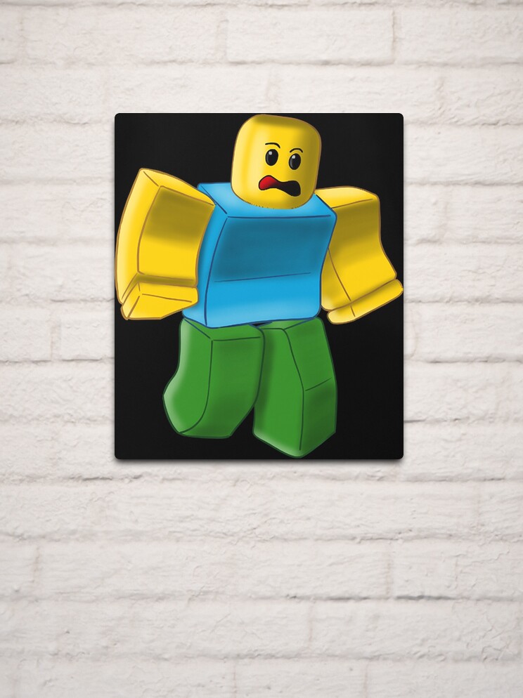 Roblox Oof Noob Canvas Print by DevotHicken