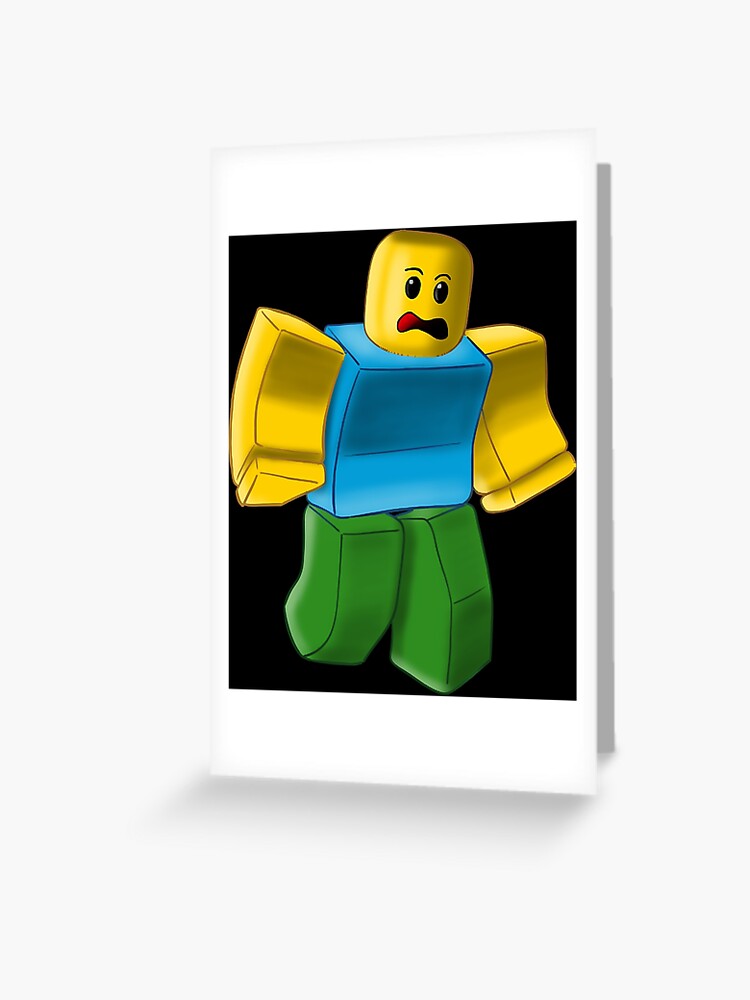 Dabbing die noob - Roblox Greeting Card by Holman Pares