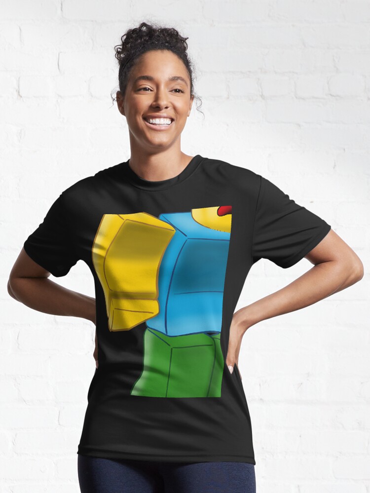 Roblox Noob Vibrant Style Shirts T shirt For Womens Size S-3XL