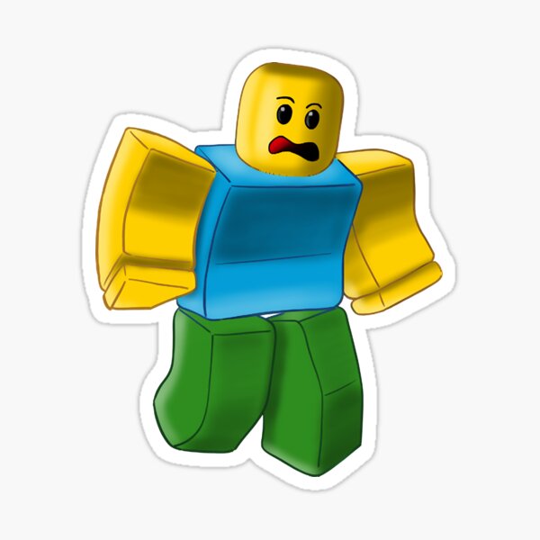 Roblox Noob Sticker - Roblox Noob Fire - Discover & Share GIFs