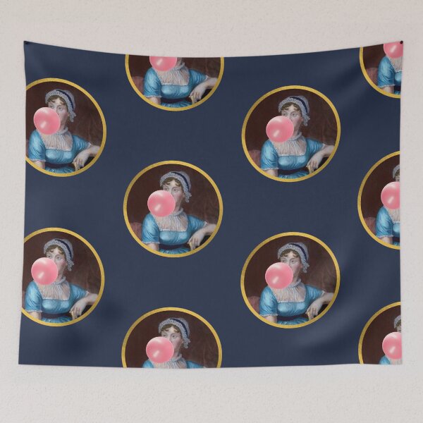 Item preview, Jane Austen blowing a bubble designed and sold by CastlesClassics.