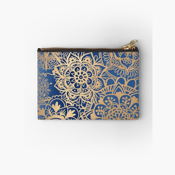 Item preview, Blue and Gold Mandala Pattern designed and sold by Julie Erin Designs.