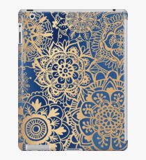 Blue and Gold Mandala Pattern iPad Case/Skin