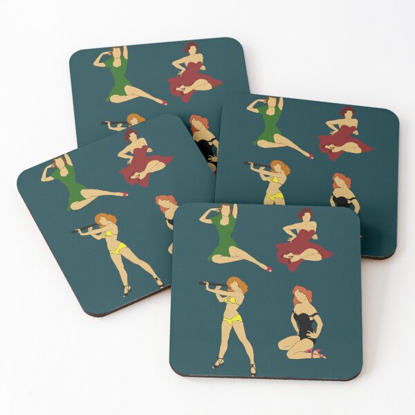 Item preview, Cute Vintage Pin Up Girls Valentine&39;s Day Sticker Pack, Pinup Valentine  designed and sold by martinezArts.
