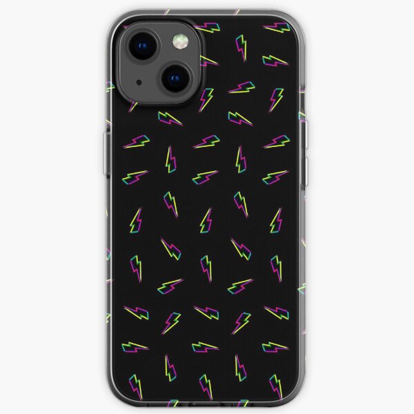 CMYK lightning (black) iPhone Soft Case