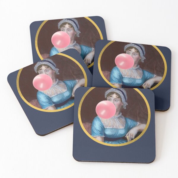 Item preview, Jane Austen blowing a bubble designed and sold by CastlesClassics.