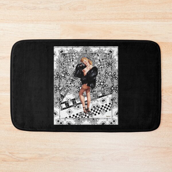 Item preview, Black Mink by Gil Elvgren Remastered Vintage Retro Xzendor7 Art Reproductions  designed and sold by martinezArts.