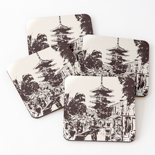 Item preview, Kyoto in the sun in sepia designed and sold by cachaldora.