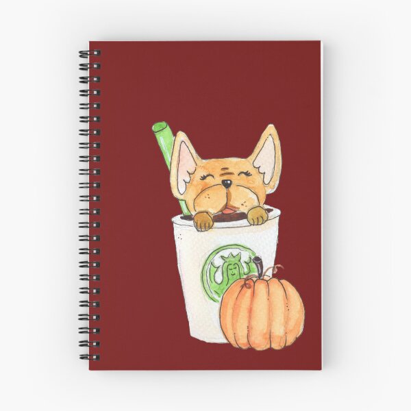 Item preview, Frenchie Pumpkin Spice Latte designed and sold by DaintyStudio.