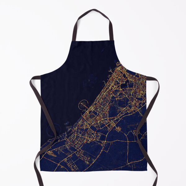 Item preview, Dubai, UAE Map - City At Night designed and sold by deMAP.
