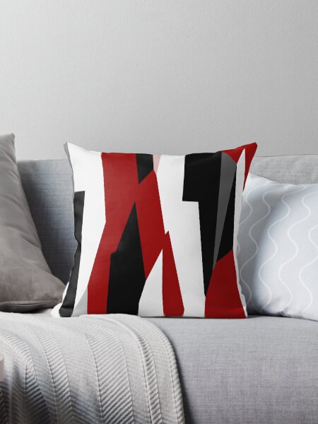 Item preview, red black and white abstract designed and sold by Christy Leigh.