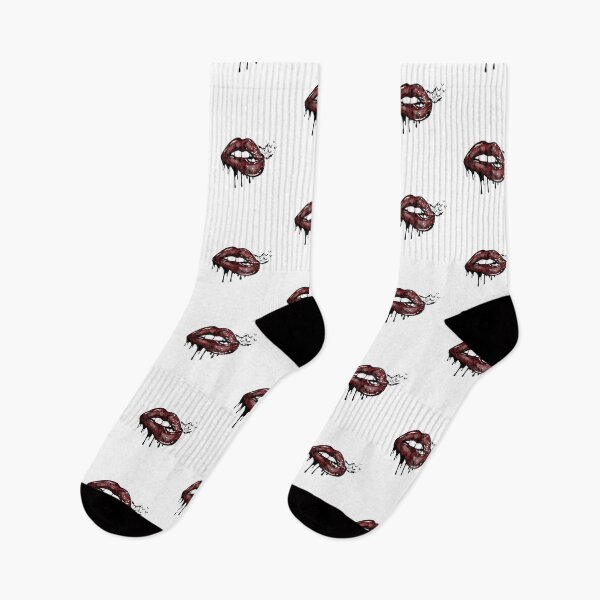 Item preview, Gothic Red Rose Lips With Bats Halloween Design designed and sold by Tonya51.
