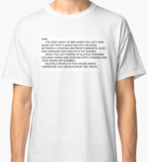 the letter Classic T-Shirt