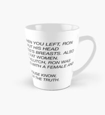 the letter Tall Mug