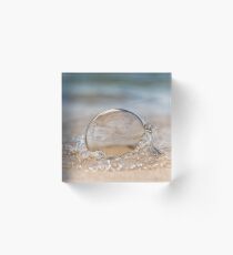 ORB In Lakeshore Waves Acrylic Block