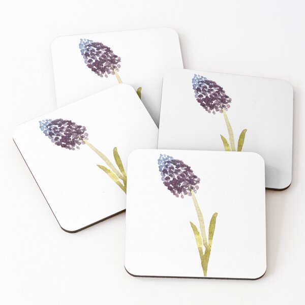 Item preview, Watercolor flower hyacinth illustration single object designed and sold by Yana Mustafina | Boho Soulful Designs.