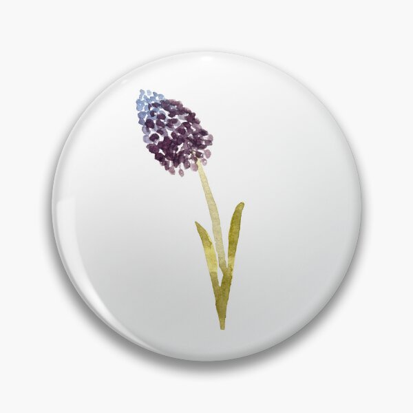Item preview, Watercolor flower hyacinth illustration single object designed and sold by Yana Mustafina | Boho Soulful Designs.