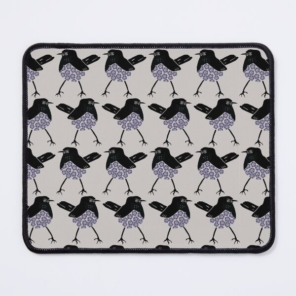 Item preview, Willy Wagtails and Geraldton Wax - lavender designed and sold by Jane  Abbott Designs.