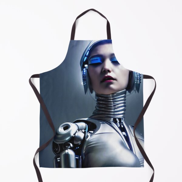 Item preview, SILVER ROBOT GIRL #001 designed and sold by RICK-TURNER.