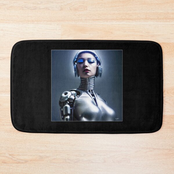 Item preview, SILVER ROBOT GIRL #001 (FRAMED) designed and sold by RICK-TURNER.