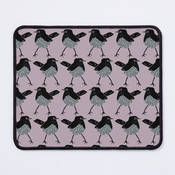 Item preview, Willy Wagtails and Geraldton Wax - eucalyptus designed and sold by Jane  Abbott Designs.