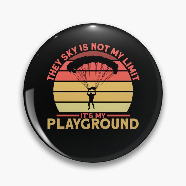 Item preview, Sky Is Not My Limit Parachute designed and sold by MooonTees.