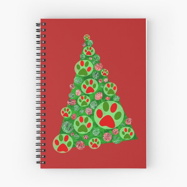 Item preview, Two Tone Animal Paw Christmas Tree Holiday Decoration designed and sold by AMSonArt.