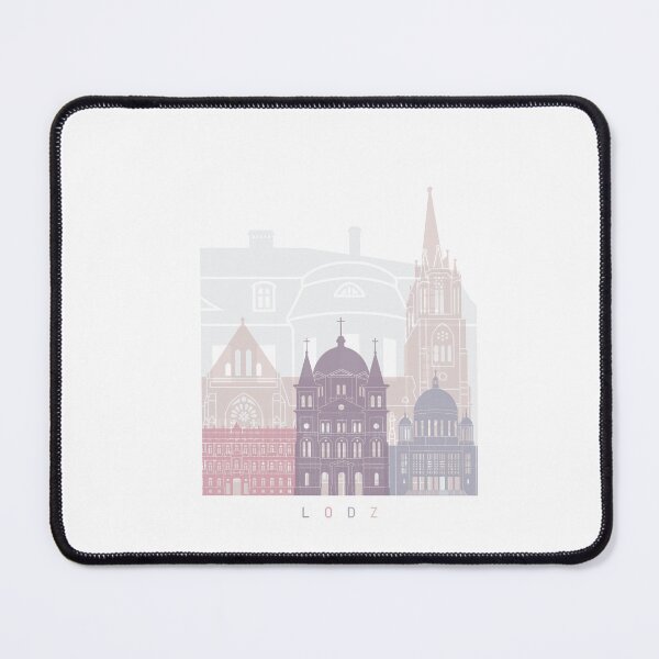 Item preview, LODZ SKYLINE POSTER PASTEL designed and sold by paulrommer.