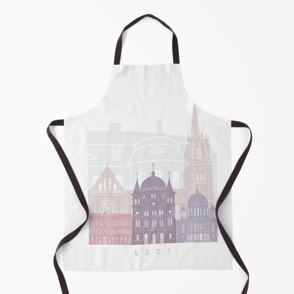 Item preview, LODZ SKYLINE POSTER PASTEL designed and sold by paulrommer.