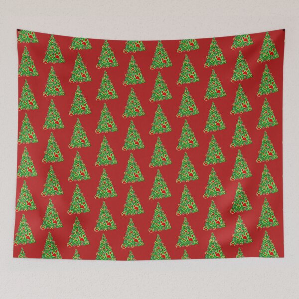 Item preview, Two Tone Animal Paw Christmas Tree Holiday Decoration designed and sold by AMSonArt.