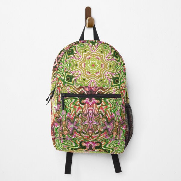 Item preview, Hippie Vibes Kaleidoscope Abstract Radial Symmetry Pattern Boho Aesthetic Art 5 of 12 designed and sold by Beachy.