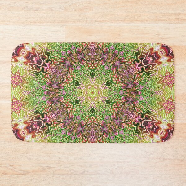 Item preview, Hippie Vibes Kaleidoscope Abstract Radial Symmetry Pattern Boho Aesthetic Art 5 of 12 designed and sold by Beachy.