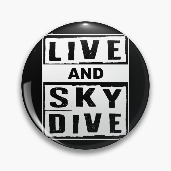 Item preview, Live And Skydive Parachute designed and sold by MooonTees.