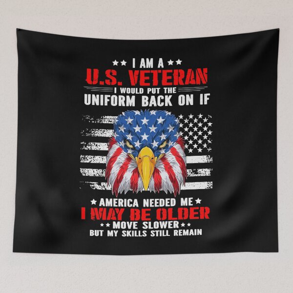Item preview, I Am A US Veteran I Would Put The Uniform designed and sold by MyLeoTee.