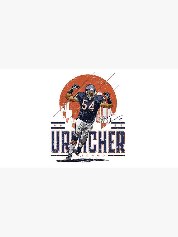 Game Men's Brian Urlacher Navy Blue Home Jersey - #54 Football