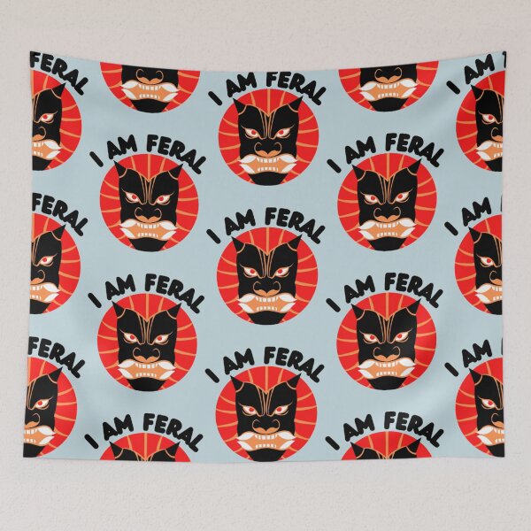 Item preview, I Am Feral                 designed and sold by Batupahat99.