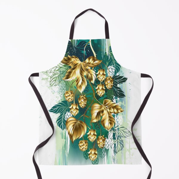 Item preview, Lúpulos dorados sobre pintura verde designed and sold by Blackmoon9.