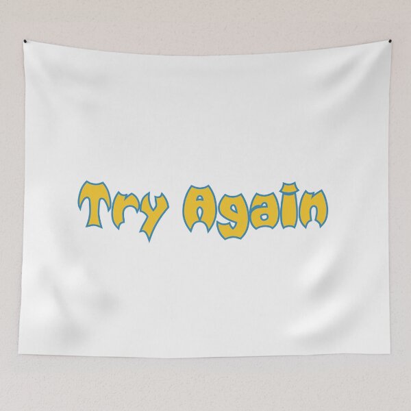 Item preview, Try Again designed and sold by variant designer.