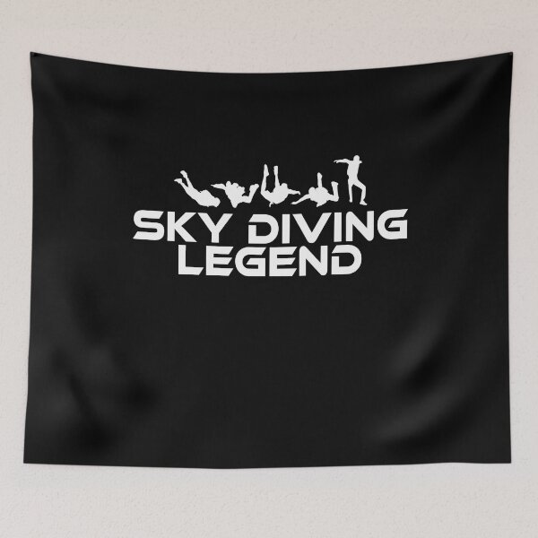 Item preview, Sky Diving Legend Parachute designed and sold by MooonTees.